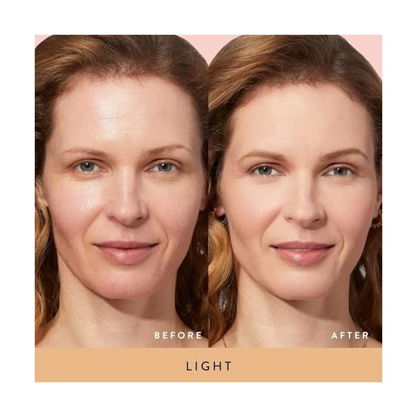 LAURA GELLER NEW YORK Baked Balance-n-Glow To Go Fond de teint illuminant, format voyage, léger, à construire, translucide à 