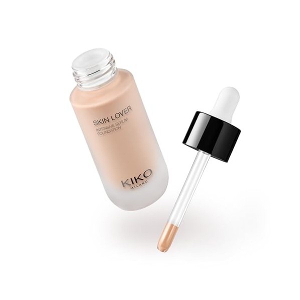 KIKO Milano Skin Lover Intensive Serum Foundation 2WG, Fond De Teint Sérum Hydratant Longue Tenue
