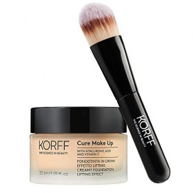 Korff Fondoteint crème Effet Lifting, coprise moyenne élevée avec acide hyaluronique et vitamine E, Texture fondante et Creme