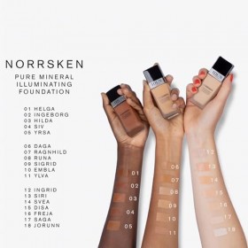 IDUN Minerals Norrsken Fond de Teint Liquide Illuminateur Pur Minérale Yrsa 30 ml