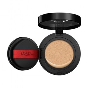 LOréal Paris - Fond de Teint Cushion 24H Air Wear - Haute Couvrance Indétectable - Sans Transfert - Tous Types de Peau - Tei