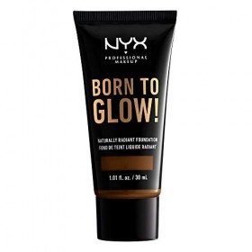 NYX PROFESSIONAL MAKEUP Born To Glow Fond de teint Natural Radiant à couvrance moyenne Noyer