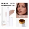 Fond de teint en stick à couleur changeante, maquillage couvrant complet dinspiration coréenne avec pinceau amovible, correc