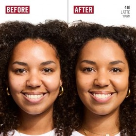 Rimmel London Kind & Free BLUR IT OUT Teint Matifiant, 410 Latte, Contrôle de la brillance toute la journée, Maquillage léger