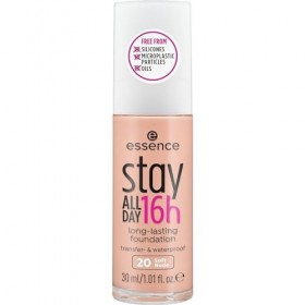 ESSENCE BASE DE MAQUILLAJE DE LARGA DURACIÓN STAY ALL DAY 16H 20 SOFT NUDE Lot de 2 
