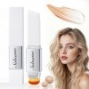 Bâton de fond de teint 2 en 1 à changement de couleur, stick anti-cernes léger et longue durée avec un pouvoir couvrant compl