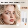 Bâton de fond de teint 2 en 1 à changement de couleur, stick anti-cernes léger et longue durée avec un pouvoir couvrant compl