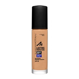 Manhattan Lasting Perfection 25 heures de maquillage - Creamy Beige 61 - Fond de teint hydratant longue durée - Haut pouvoir 