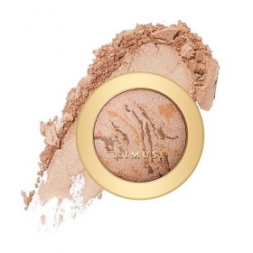 KIMUSE Lighting Glow Baked Foundation, Fond de Teint en Poudre, Brighten Color, Color Corrector, Buildable Coverage, Lightwei