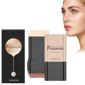 Stick Fond De Teint Hydratant & Léger - Sérum Teinté Multi-fonctions, Couvrance Naturelle Ou Intégrale, Stick Correcteur Visa