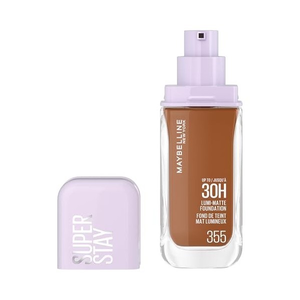 Maybelline New York - Fond de Teint Liquide Longue Tenue - Ultra-Résistant - Fini Mat Lumineux - Enrichi en Acides Aminés - T