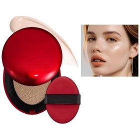 Red Cushion Foundation Texture légère, fini semi-mat portable pendant 72 heures, couvrance modulable, protection solaire, rés