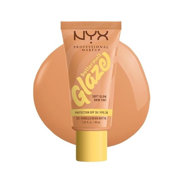 NYX Professional Makeup - Fond de Teint Hydratant SPF30 - Tenue Longue Durée Jusquà 12h - 93% dIngrédients Soin - Formule V
