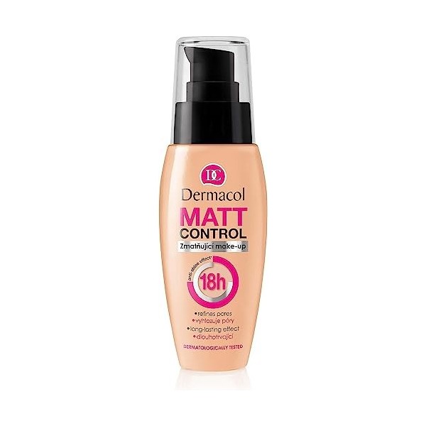 Dermacol - Maquillage Matifiant 02 - Matt Control 18H 30 ml - 1 pièce