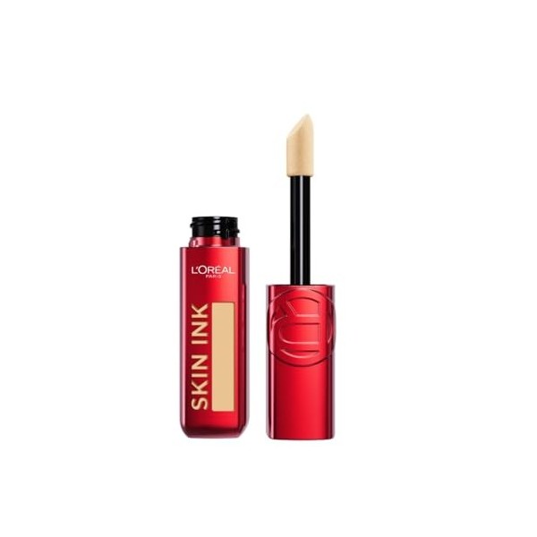 LOréal Paris - Encre de Teint Skin Ink - Fond de teint correcteur à la couvrance modulable - Tenue Semi-Permanente - Fini Na
