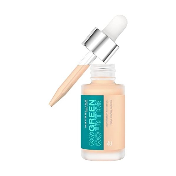 Maybelline New York Green Edition Superdrop Tinted Oil Foundation 20ml - Shade 40