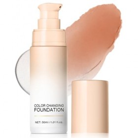 Fond de teint changeant avec Centella Asiatica - Fond de teint liquide hydratant en apesanteur White-04 