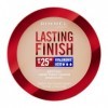 Rimmel Lasting Finish, 002 Pearl, Fond de Teint Compact, Fini Flouté, Fini Mat, Couvrance Totale, SPF20, Formule Vegan, 7g