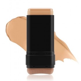 Boobeen Full Coverage Foundation Stick, Cream Foundation Makeup with Brush, Longwear Concealer and Contour Stick With Matte F