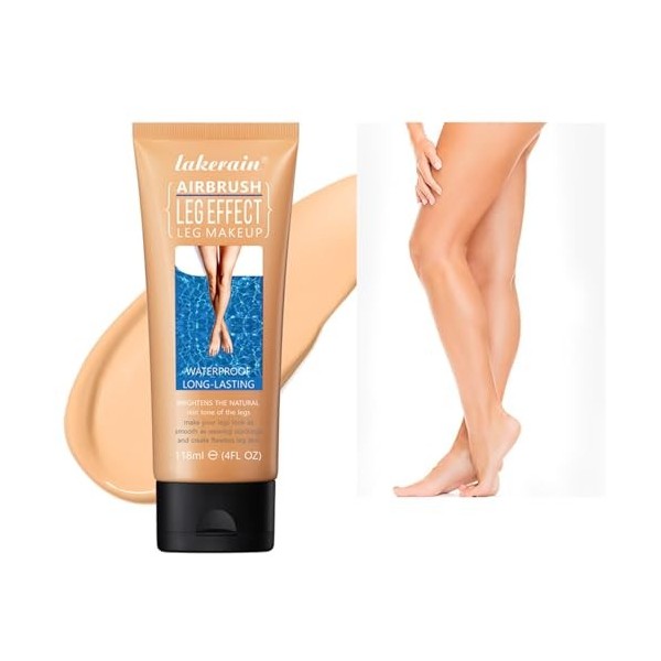 Sugeru Maquillage des Jambes et du Corps, Waterproof Leg Makeup No Transfer, Leg Makeup Lotion pour Couvrir les Cicatrices, T