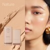 Pinceau de fond de teint mat intégré, léger Contour Stick avec pouvoir couvrant Nature, 02 
