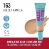 Rimmel London Kind & Free BLUR IT OUT Teint Matifiant, 163 Golden Vanilla, Contrôle de la brillance toute la journée, Maquill