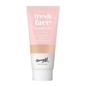 Barry M Cosmetics Fresh Face Fond de teint liquide léger infusé à lacide hyaluronique et à la vitamine C Teinte 7