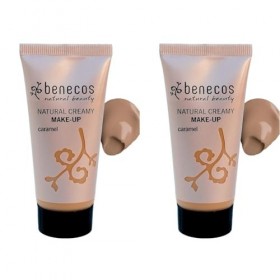 Benecos Fond de teint crème caramel 30ml Lot de 2 