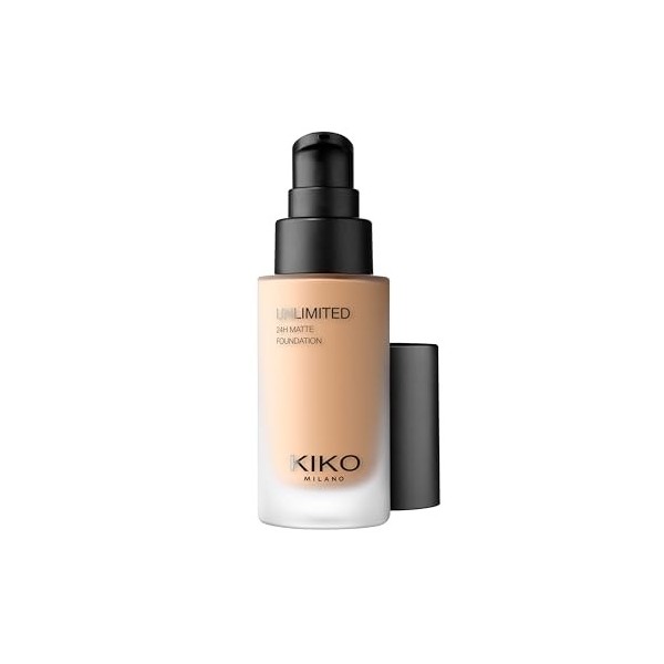 KIKO Milano Unlimited 24H Matte Foundation 4 WG, Fond De Teint Mat Fluide Longue Tenue Jusqu’À 24 Heures