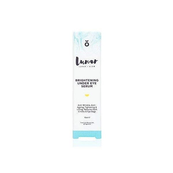 Sérum éclaircissant Contour des yeux par Lunar Glow. Brightening Under Eye Serum 10ml.