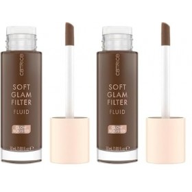 Catrice Soft Glam Fluide filtre, base, n° 098, marron, nourrissant, naturel, brillant, radieux, végétalien, sans huile, sans 