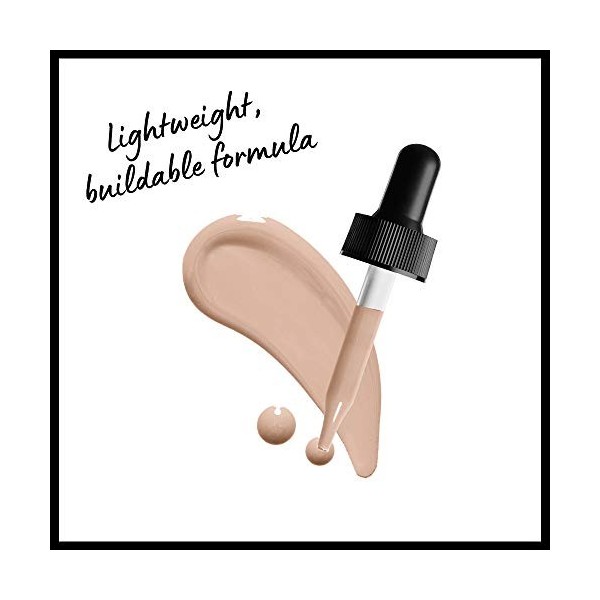 NYX Professional Makeup Total Control Pro Drop Fond de Teint Goutte à Goutte, Dosage Précis, Couvrance Modulable et Personnal