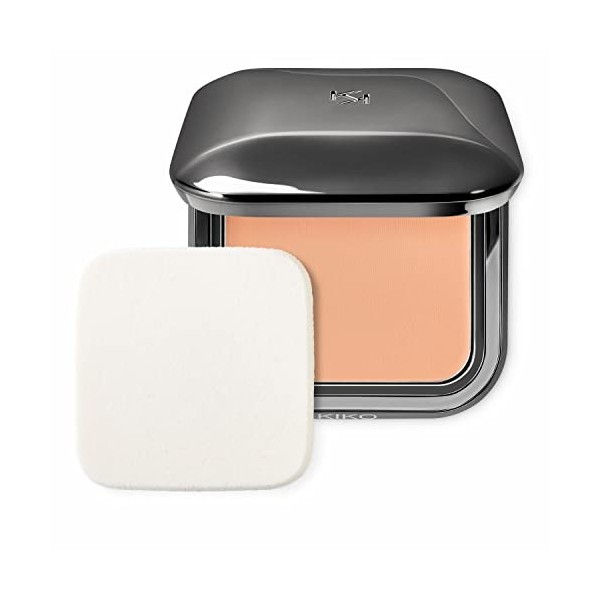 KIKO Milano Nourishing Perfection Cream Compact Foundation WR60, Fond De Teint Compact Crème, Émollient Et Illuminateur, Spf 