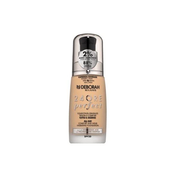 Deborah Milano Fond de teint liquide Perfect hydratant SPF 20, N.3.1 Light Gold, 30,0 ml