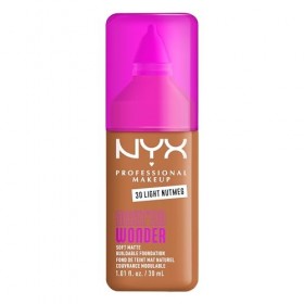 NYX Professional Makeup - Make Em Wonder - Fond de Teint - Tenue 24h - Pas deffet plâtre - Acide Hyaluronique et extrait de
