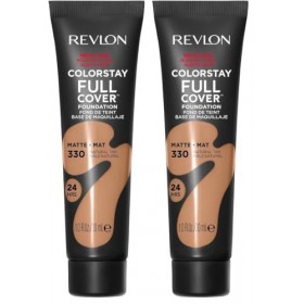 Revlon ColorStay Full Cover - Fond de Teint Couvrant Imperfections - Maquillage Teint - Couvrance optimale et fini mat - Rési