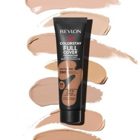REVLON ColorStay Full Cover - Fond de Teint Couvrant Imperfections - Maquillage Teint - Couvrance optimale et fini mat - Rési