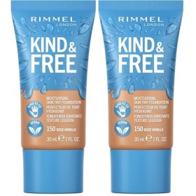 Rimmel - Perfecteur de teint Kind & Free - 150 Rose Vanilla Lot de 2 