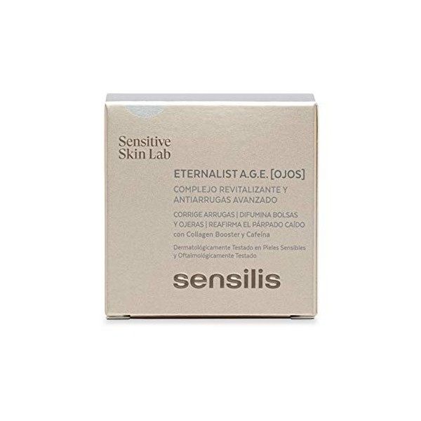 Sensilis Eternalist - Contour des Yeux Antirides et Revitalisant, Nutrition Profonde pour Peaux Matures ou Très Sèches - 20 m