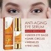 Sérums hydratants pour les yeux, 20ml Eye Brightening Essence Dark Circle Repair, Paupière raffermissante, éclaircissant cern