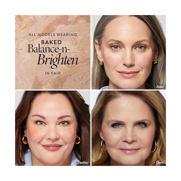 LAURA GELLER Fondotinta in Polvere Baked Balance-n-Brighten Fair - Correzione del Colore, Coprenza Modulabile da Leggera a 