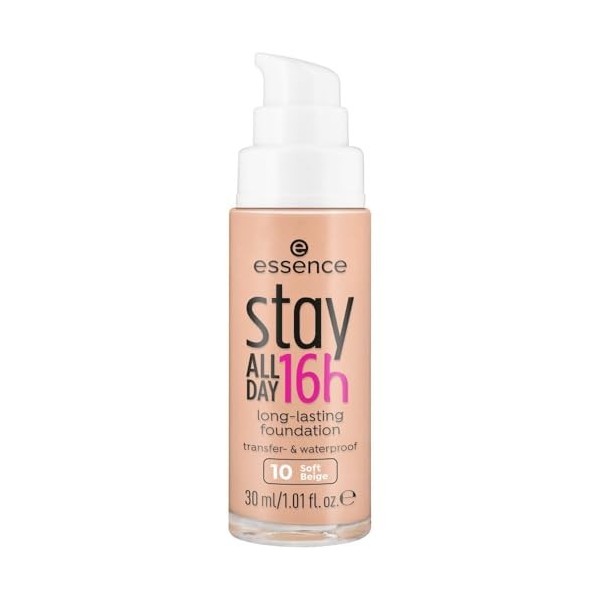 Essence Stay All Day 16H Long-Lasting Maquillaje 10 Lot de 5