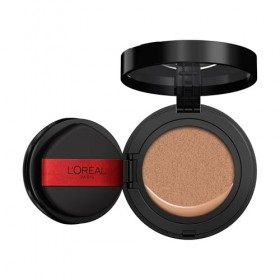 LOréal Paris - Fond de Teint Cushion 24H Air Wear - Haute Couvrance Indétectable - Sans Transfert - Tous Types de Peau - Tei
