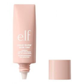 e.l.f. Halo Glow Teinte pour la peau SPF 50, hydratant teinté pour une couverture légère et constructible, crée un éclat natu