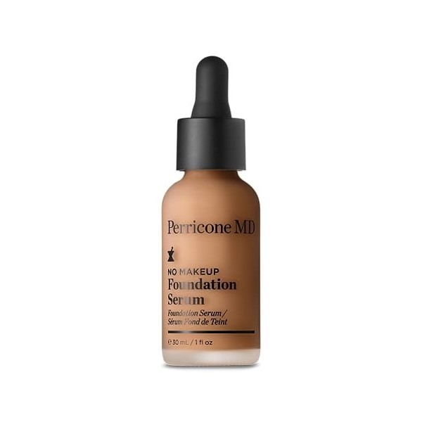 Perricone MD No Makeup Foundation Serum Golden 30ml - Lightweight, Buildable Coverage with Semi-Matte Finish – Visibly Fades 