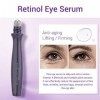 Roll-On Retinol Eye Serum, Sérum Yeux Hydratant Anti-Rides Peau Lifting Raffermissant Sérum Yeux Anti-Âge Soin Anti Cernes 15