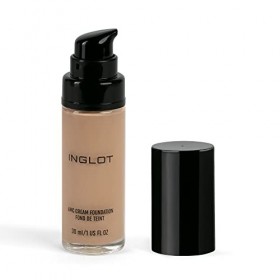 Inglot Fond de Teint | Couvrance Parfaite et Naturelle | Longue Tenue | Fini Lisse et Mat | Teint Éclatant | AMC Cream Founda