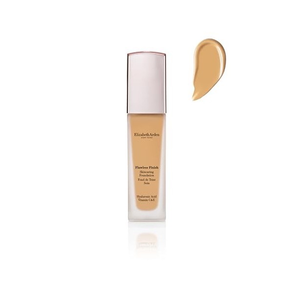 Elizabeth Arden - Flawless Finish Fond de Teint Soin – Acide Hyaluronique, Vitamine D & E - Fini Naturel & Longue Tenue - 310