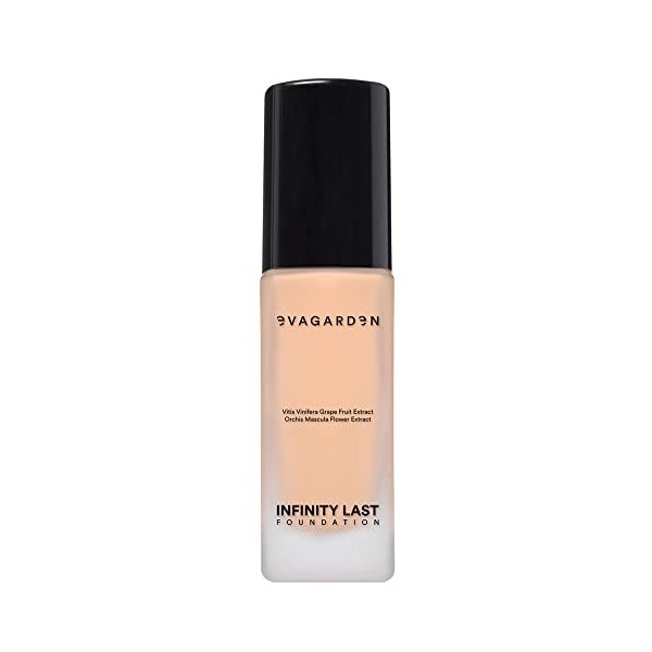 EVAGARDEN Infinity Last Foundation - Amazing Duration Gives Second Skin Effect - Soft and Creamy, Liquid Texture Results in N