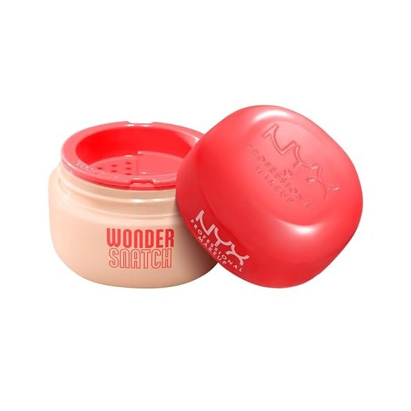 NYX Professional Makeup Wonder Snatch Powder – Poudre libre fixatrice – Fini mat doux – Tenue 16H Sans Effet plâtre – Texture